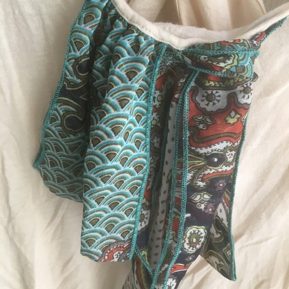 Lucca Couture tank top with bandana style detail - Picture 2 of 6